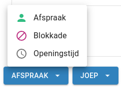 type afspraak