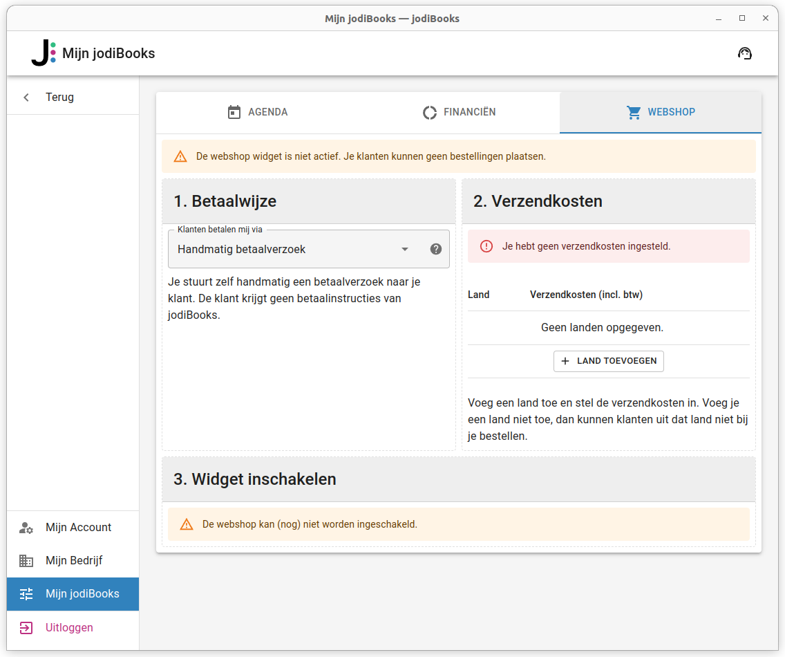 Betaalverzoek betaalwijze